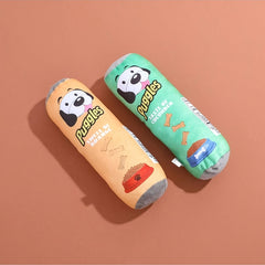 1pc Potato Chip Bucket Shaped Plush Chew Toy - Tear-Resistant Soft Chew-Proof Dog Toy, Safe for teething, Interactive play, Indoor/Outdoor use - Ideal for Puppies, Small Dogs - Durable Pet Chew Toy, Playful Design, Tearresistant Material