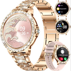 Smart Watch for Women 1.32-Inch HD Smartwatch with Wireless Call Fitness Tracker with 20 Sports Modes